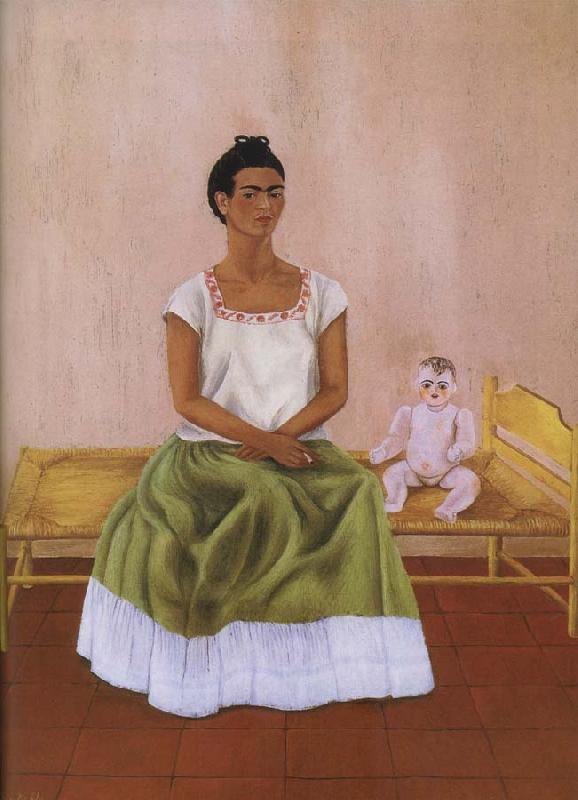 Frida Kahlo The doll and i oil painting image